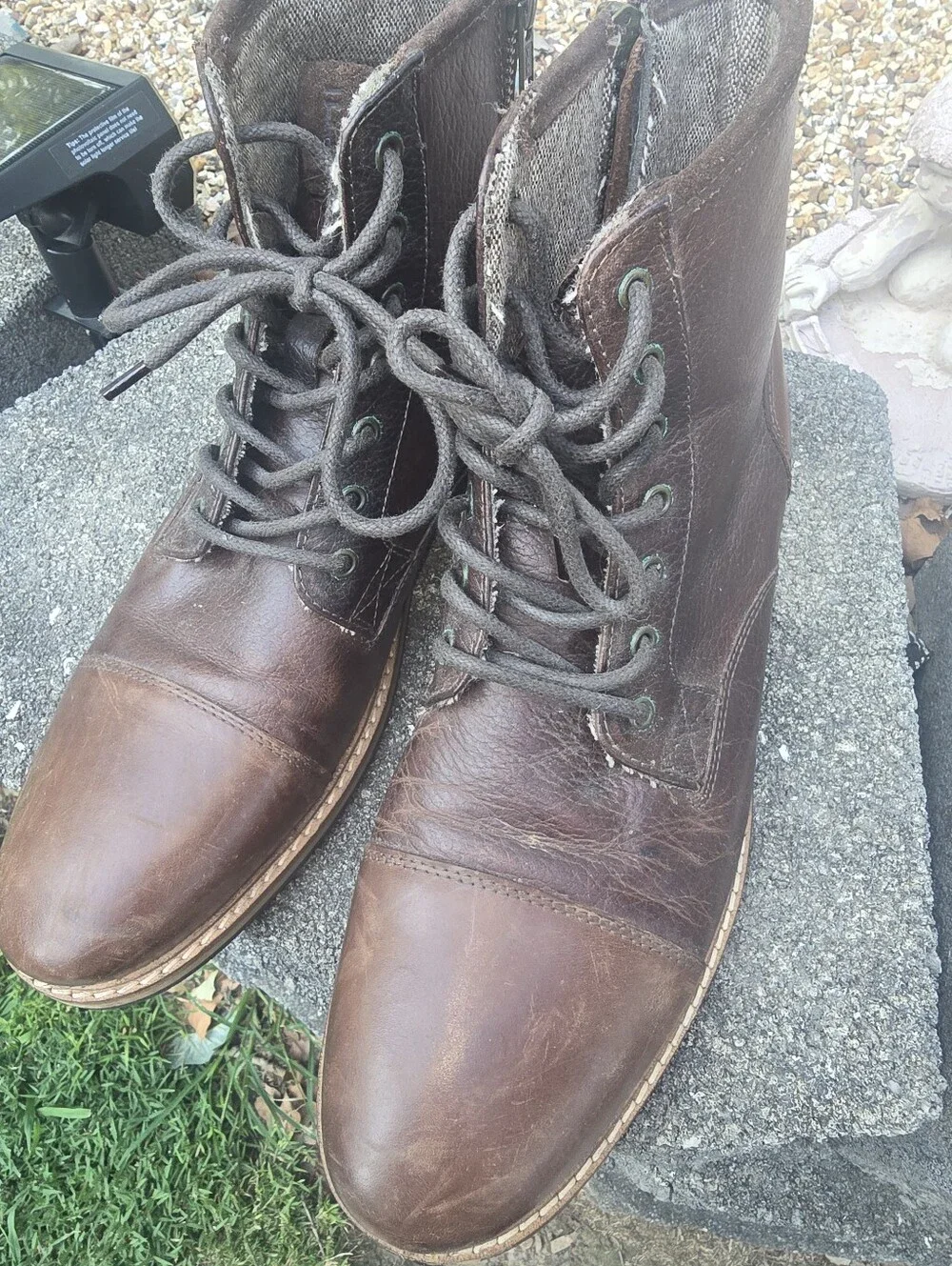 Crevo leather men's boots